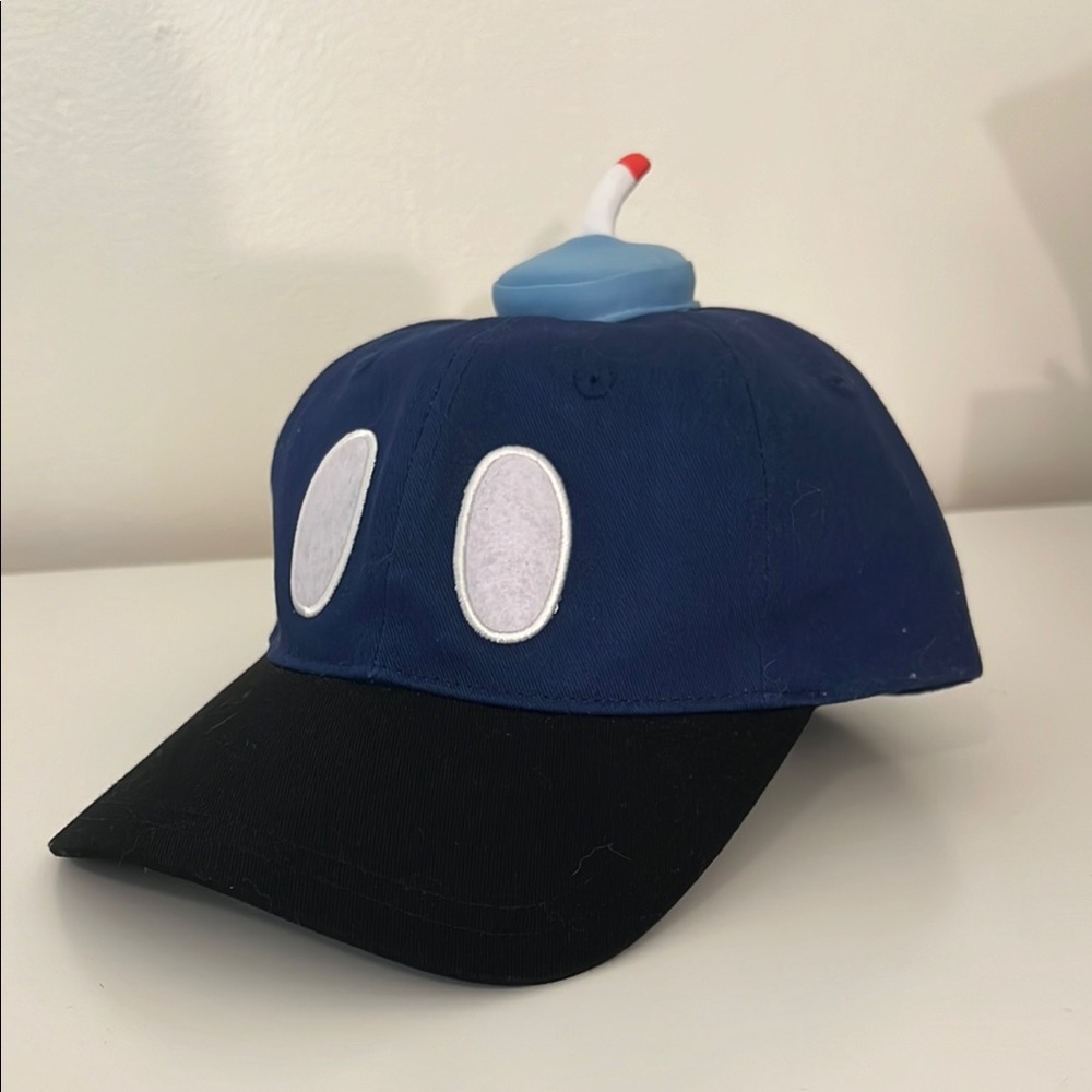 Nintendo Blue and Black Bob-omb Hat